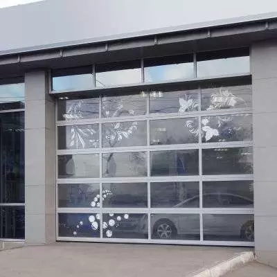 Автоматические панорамные ворота серии AluTherm